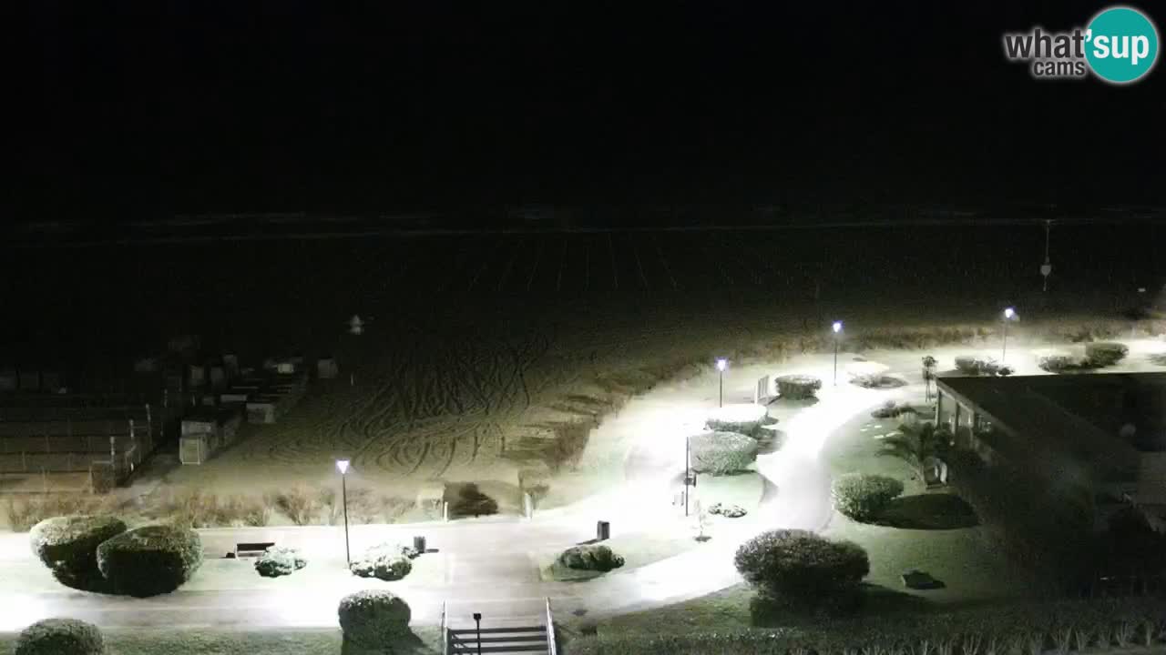 The beach of Bibione webcam – Italy