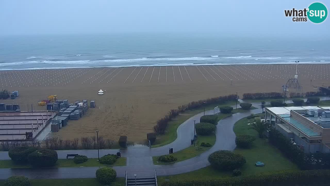 La spiaggia di Bibione webcam live e piazzale Zenit