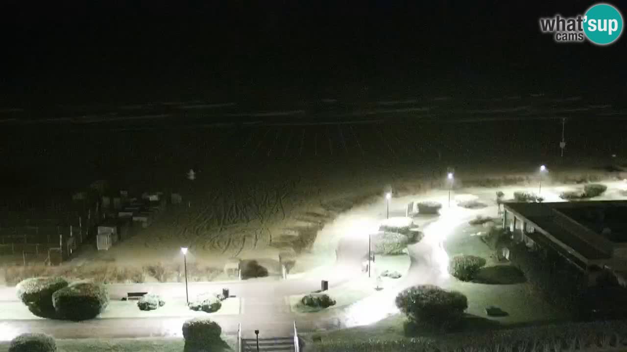 The beach of Bibione webcam – Italy