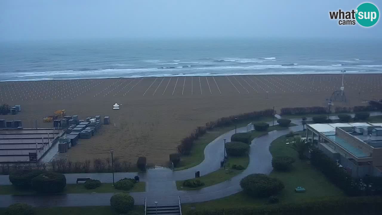 The beach of Bibione webcam – Italy