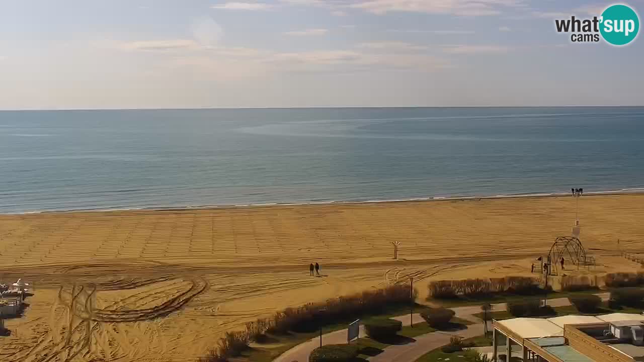 La camera en vivo de la playa de Bibione – Italia