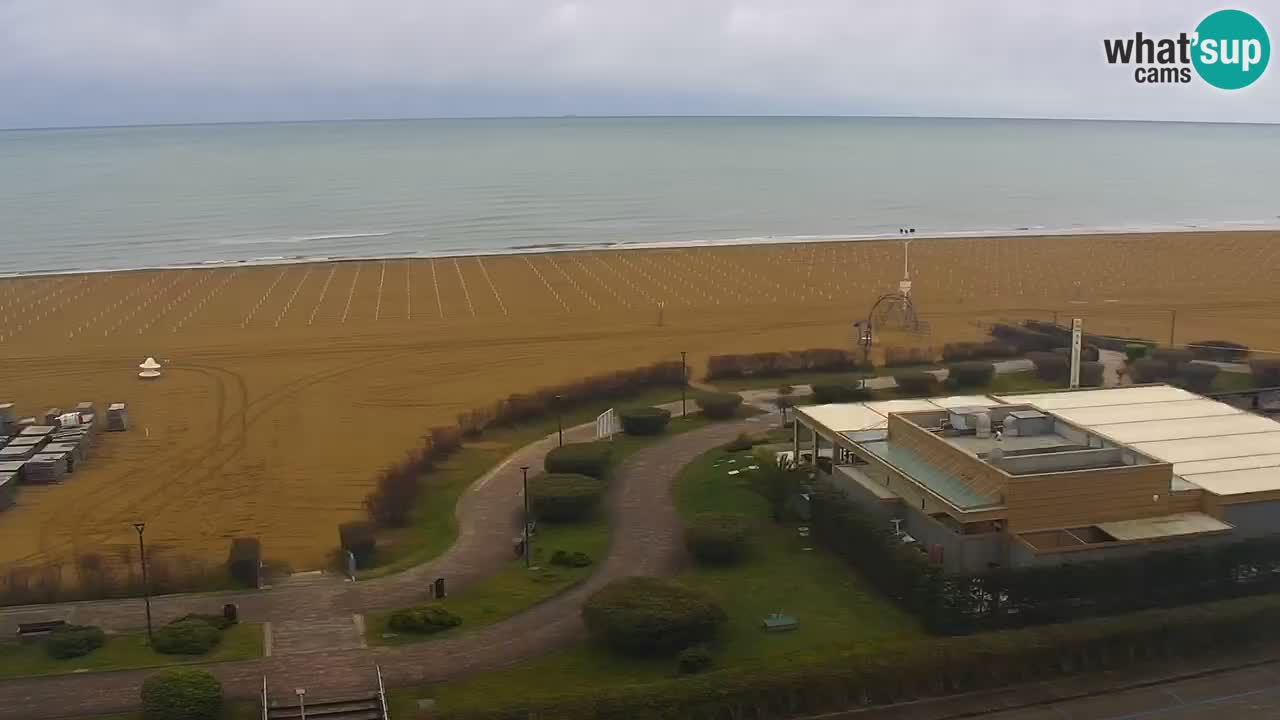 The beach of Bibione webcam – Italy