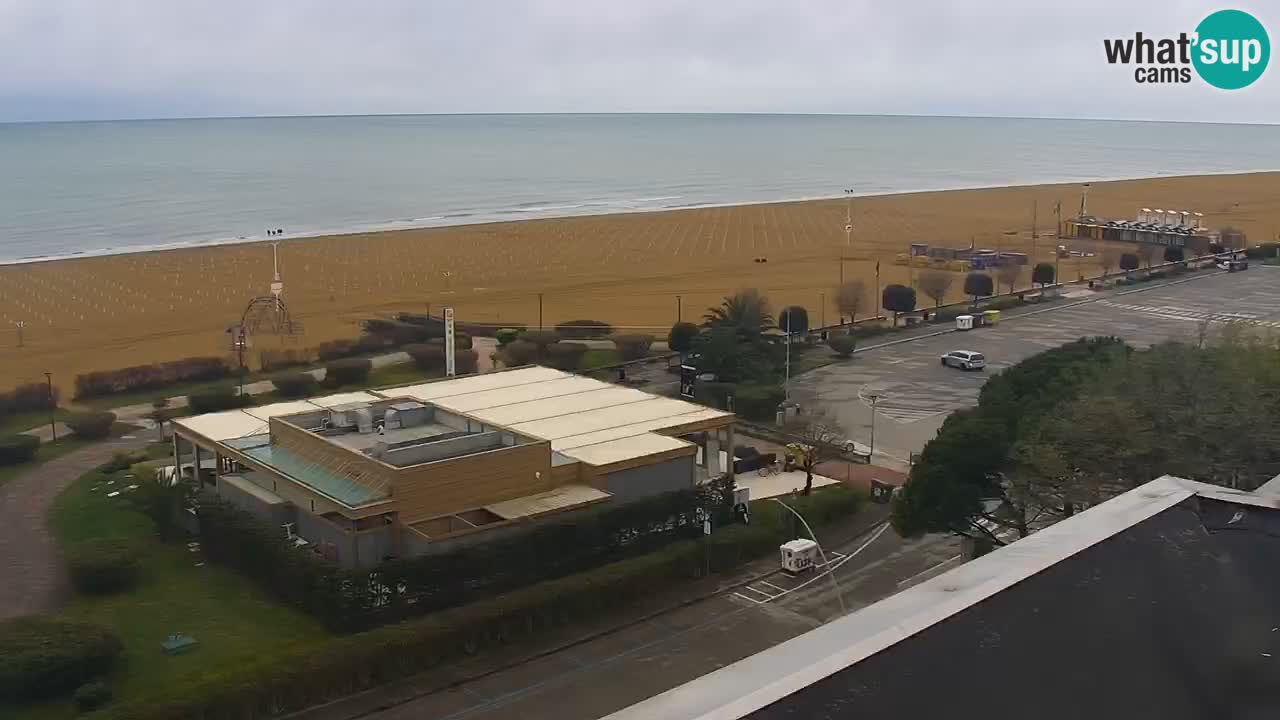 The beach of Bibione webcam – Italy