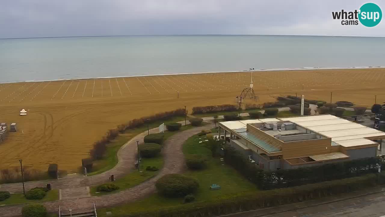The beach of Bibione webcam – Italy
