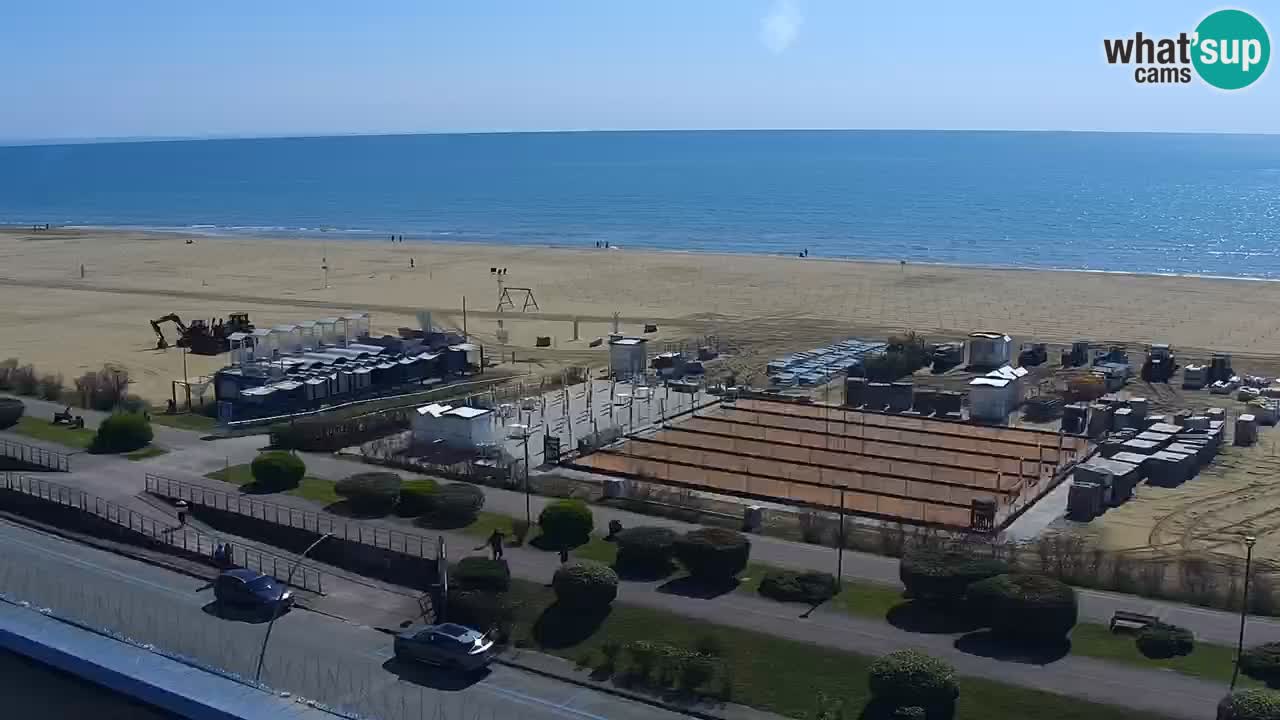 La camera en vivo de la playa de Bibione – Italia