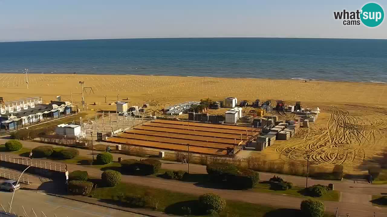 La camera en vivo de la playa de Bibione – Italia