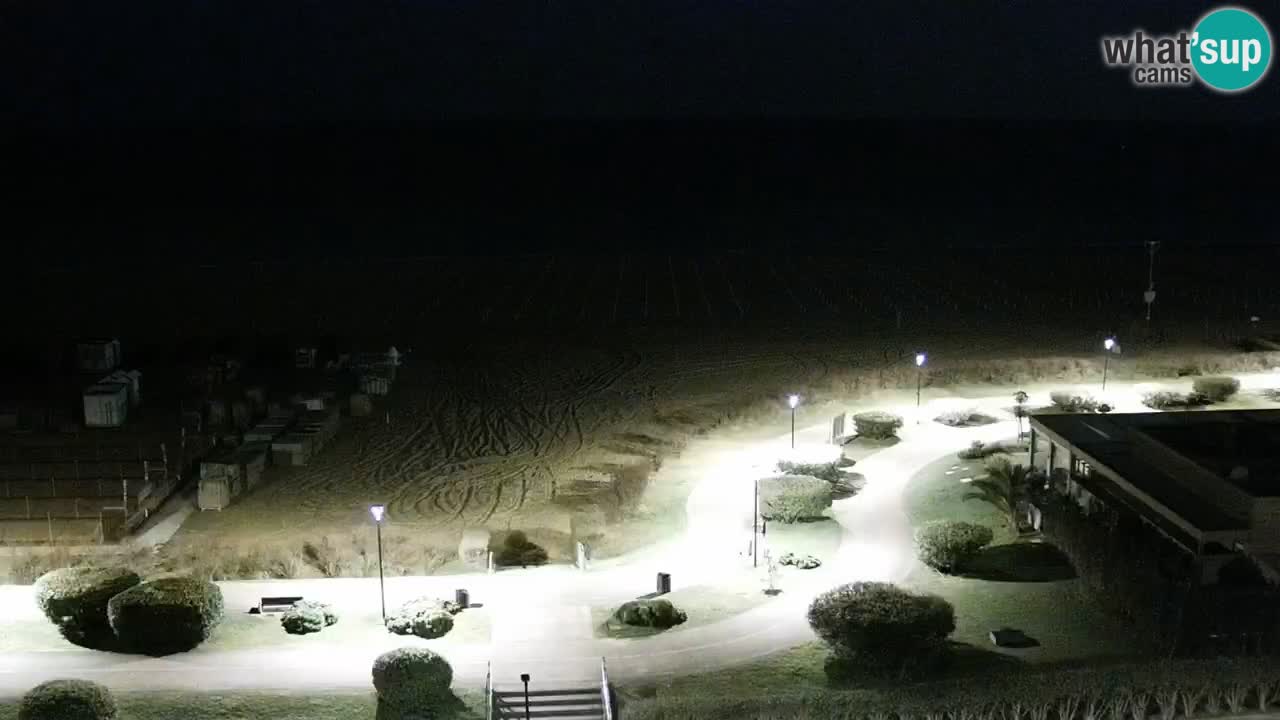 La camera en vivo de la playa de Bibione – Italia