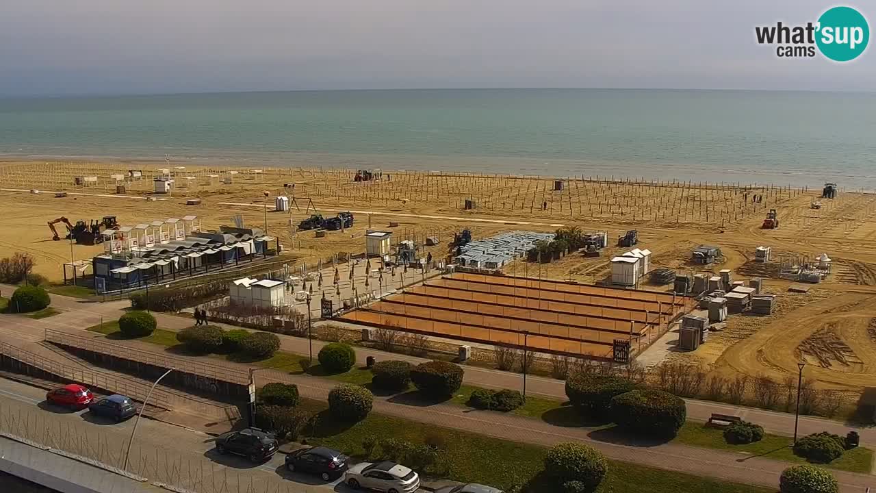 La camera en vivo de la playa de Bibione – Italia