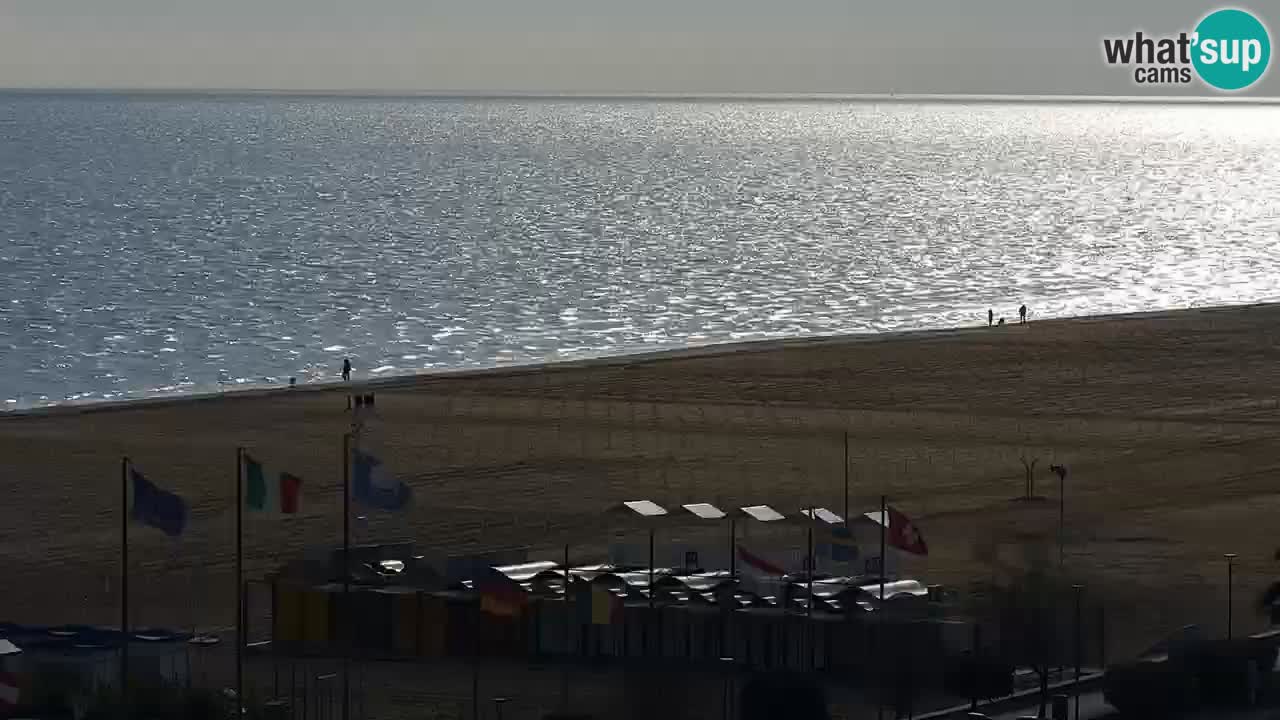 La camera en vivo de la playa de Bibione – Italia