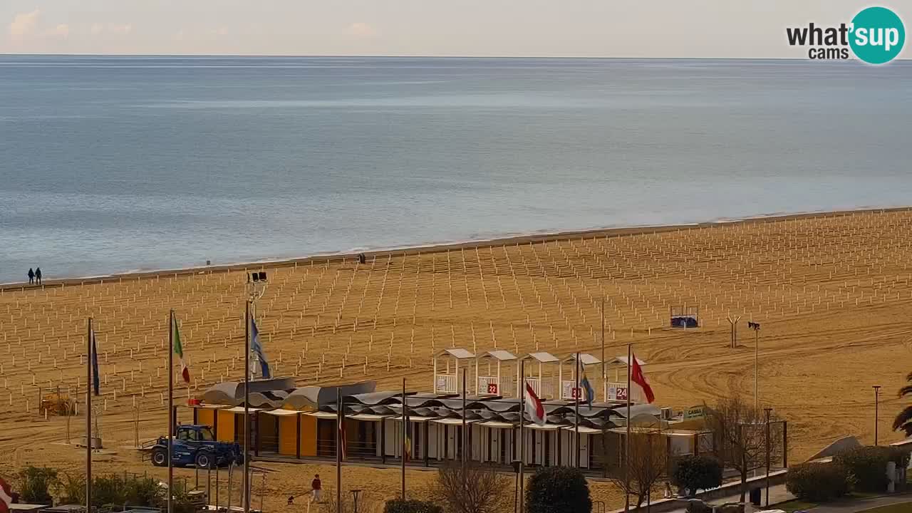 The beach of Bibione webcam – Italy