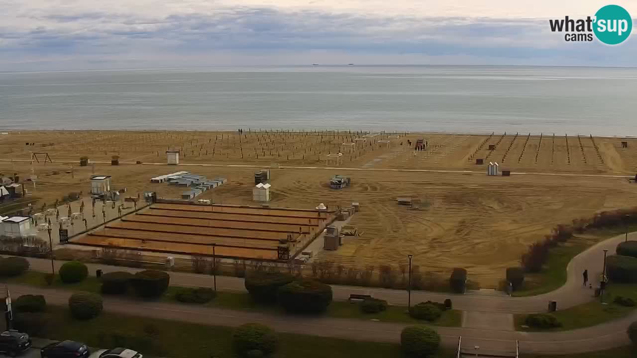 La camera en vivo de la playa de Bibione – Italia
