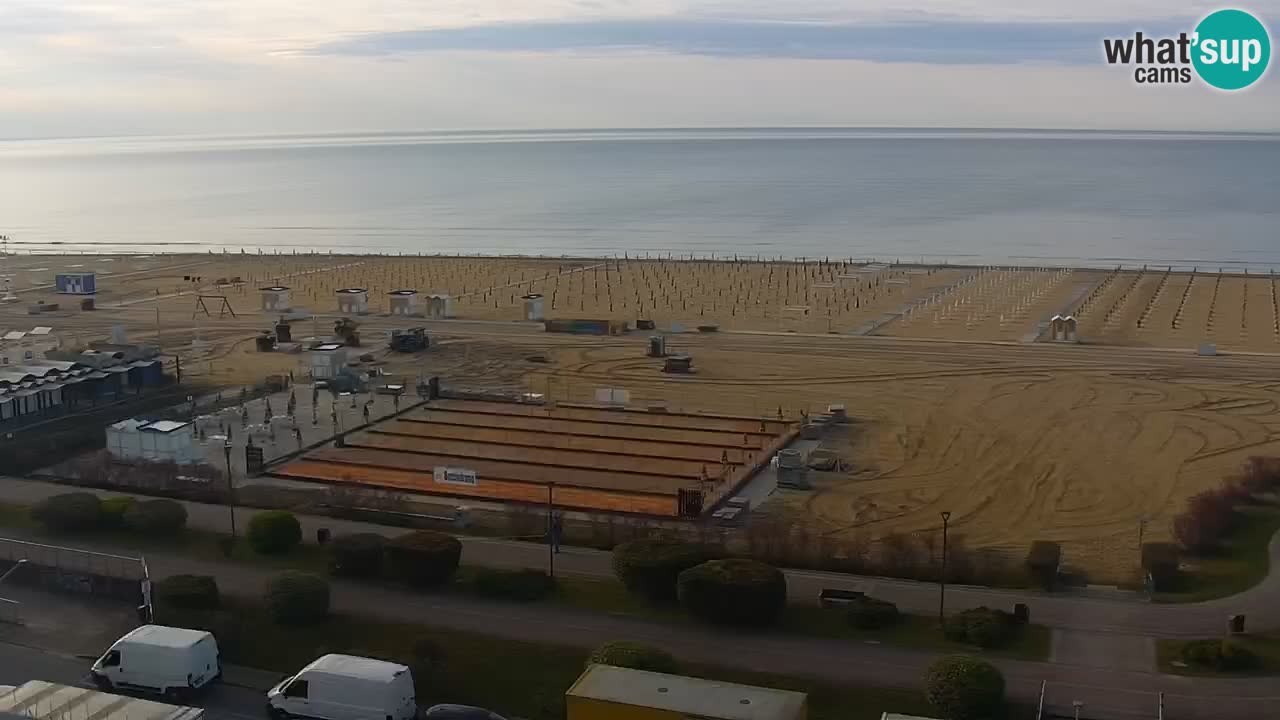 La camera en vivo de la playa de Bibione – Italia