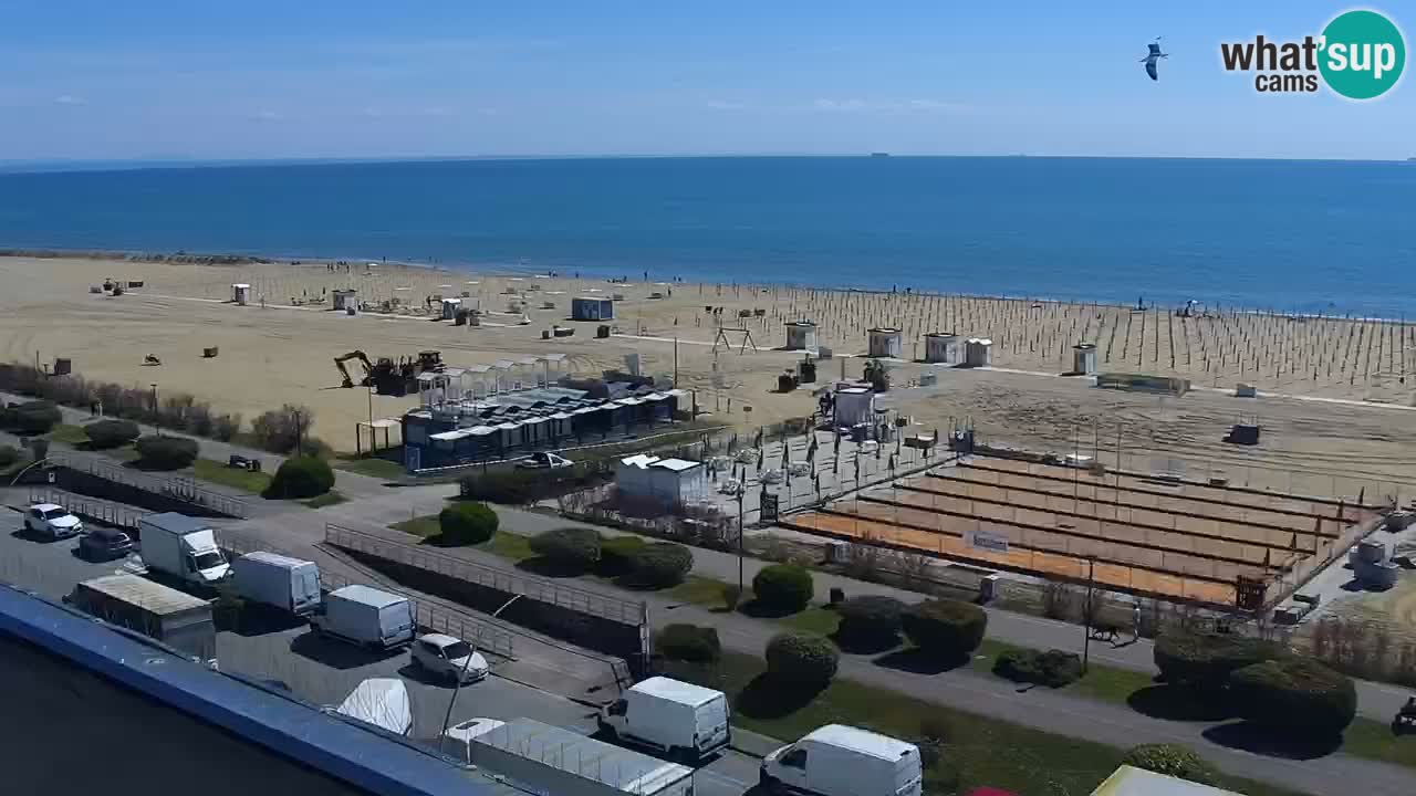 Plaža Bibione Spletna kamera – Italija