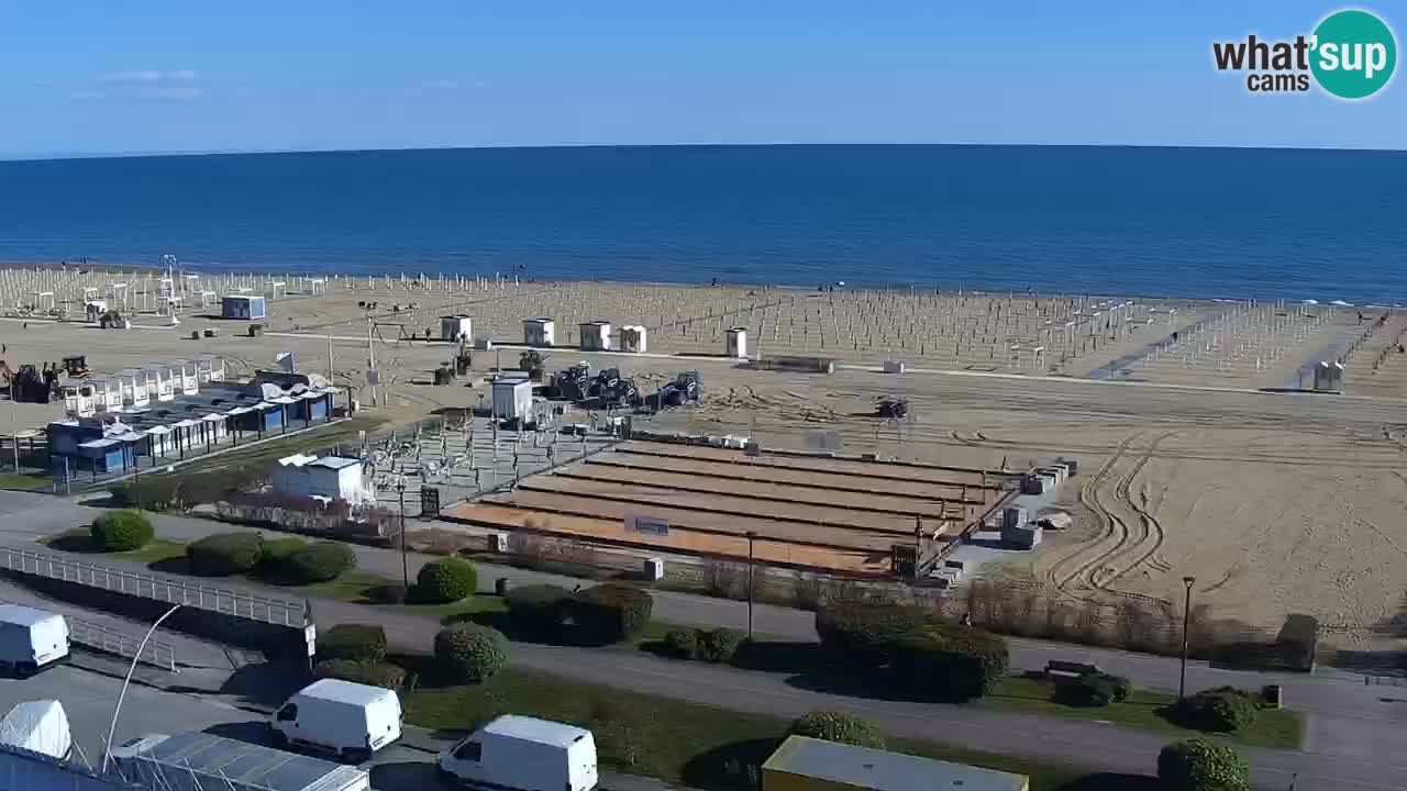 La camera en vivo de la playa de Bibione – Italia