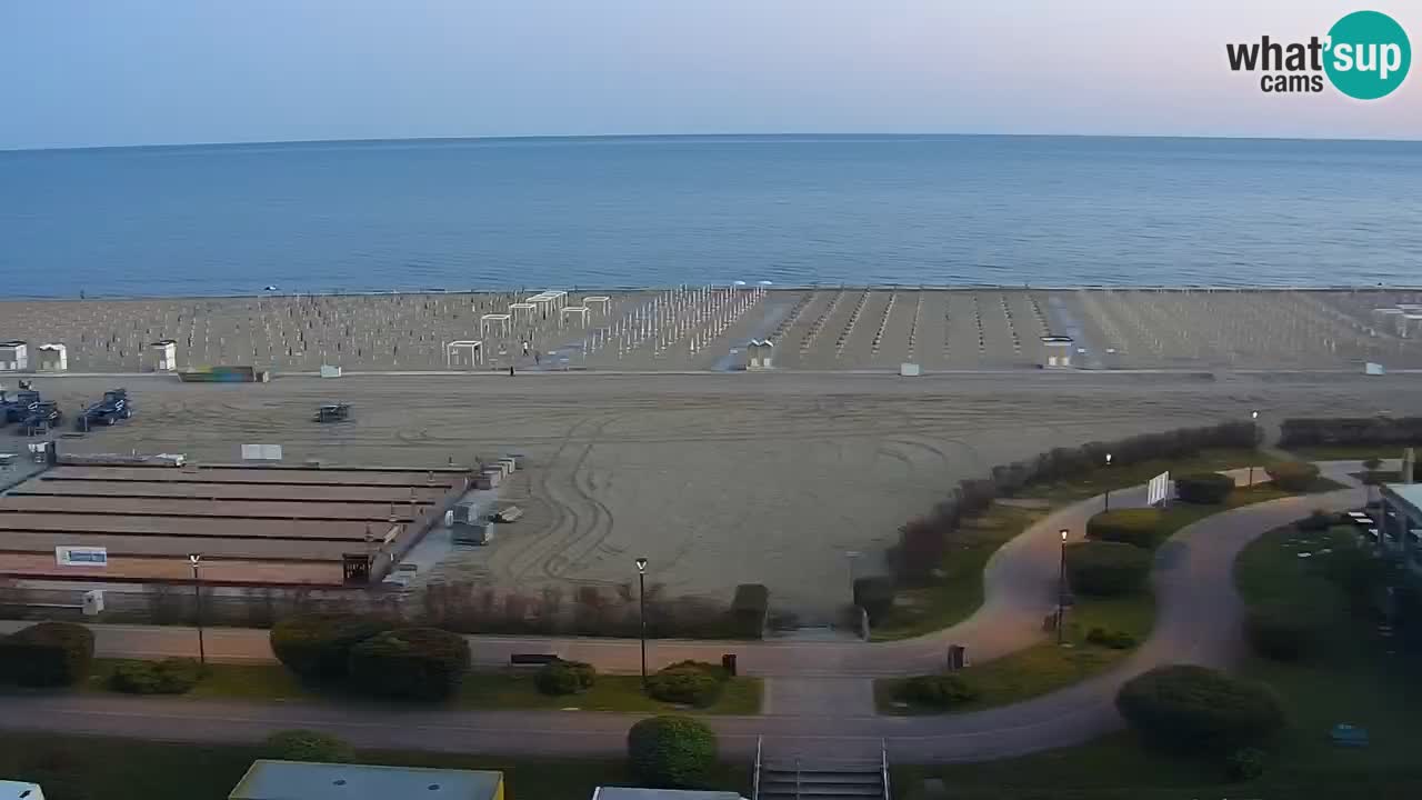 The beach of Bibione webcam – Italy