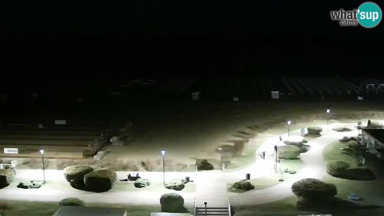 La camera en vivo de la playa de Bibione – Italia