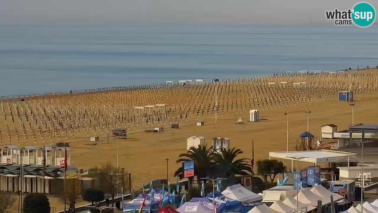 The beach of Bibione webcam – Italy
