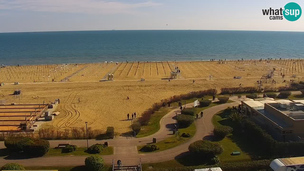 La camera en vivo de la playa de Bibione – Italia