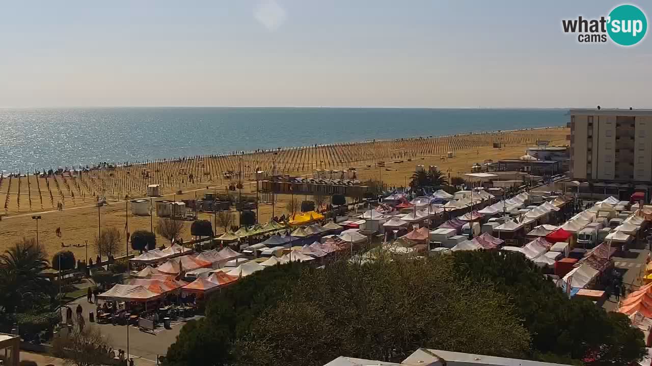 Der Strand von Bibione Webcam – Italien