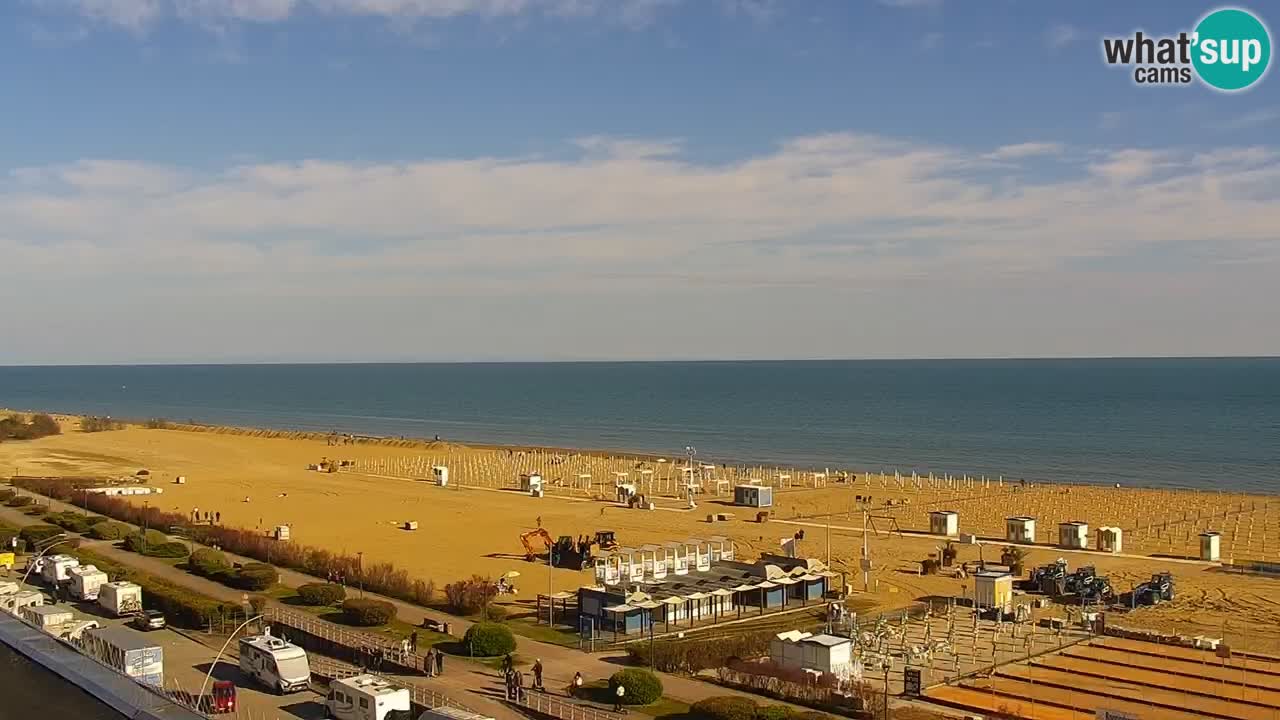 Der Strand von Bibione Webcam – Italien