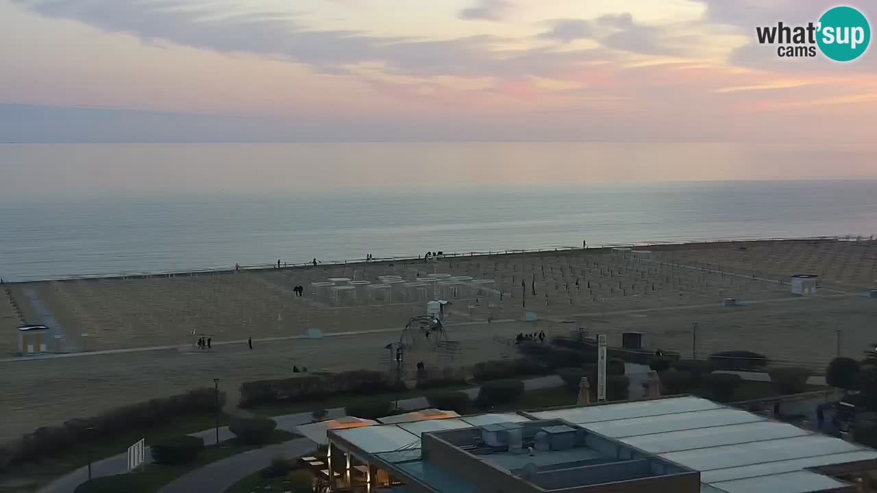 La camera en vivo de la playa de Bibione – Italia
