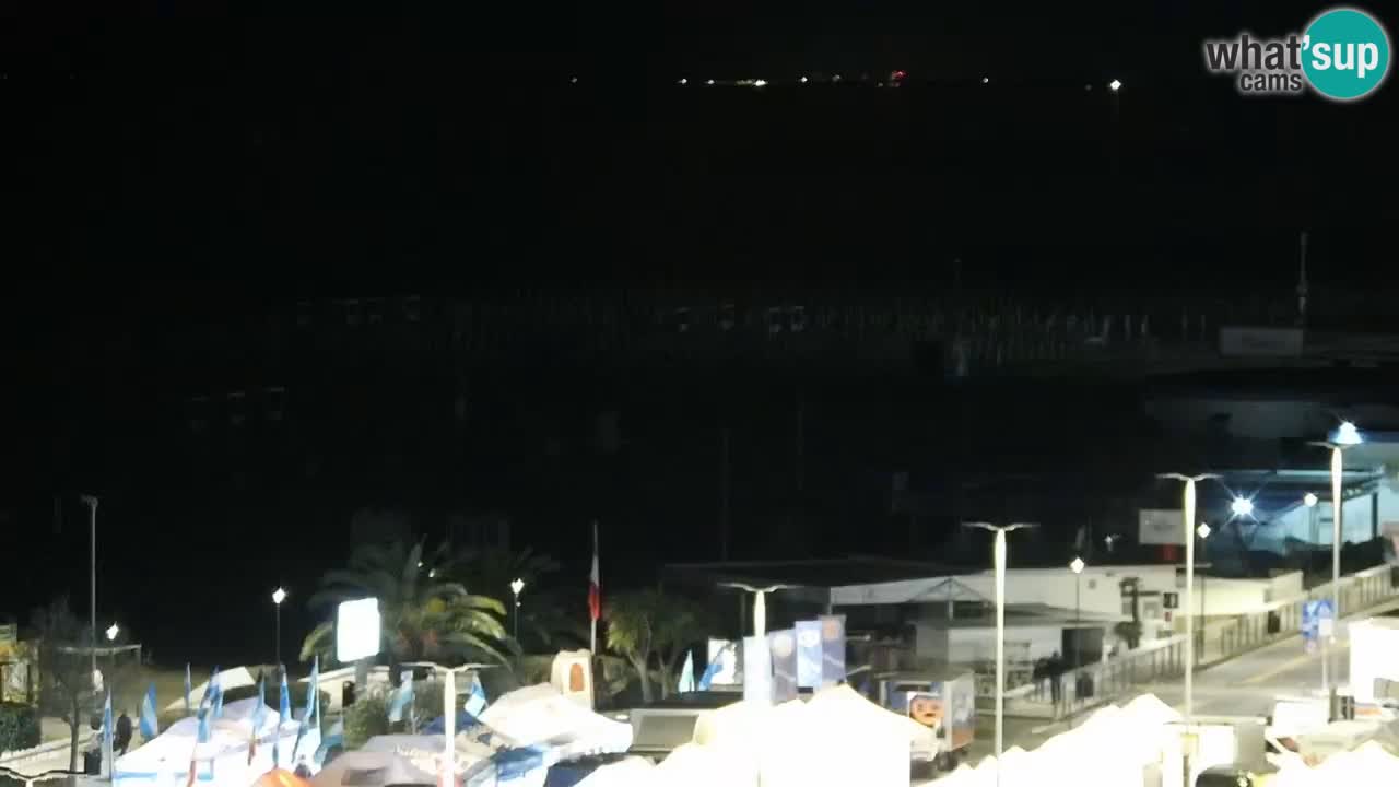 La camera en vivo de la playa de Bibione – Italia