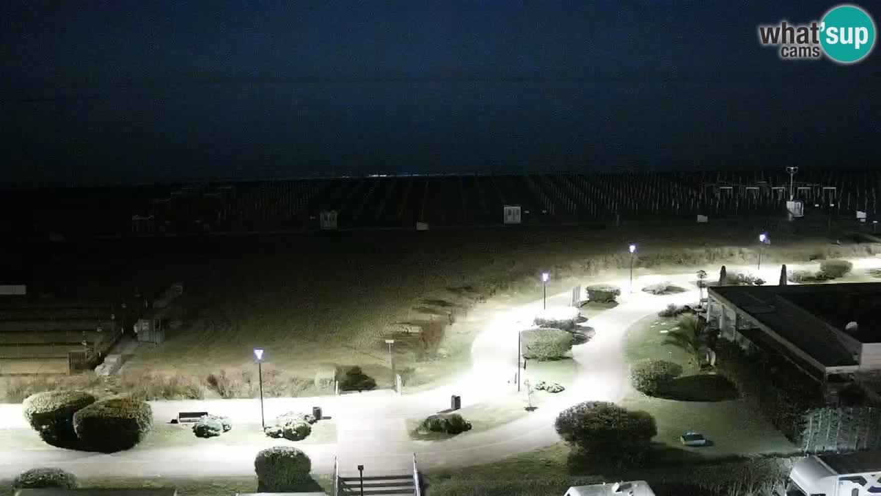 La camera en vivo de la playa de Bibione – Italia