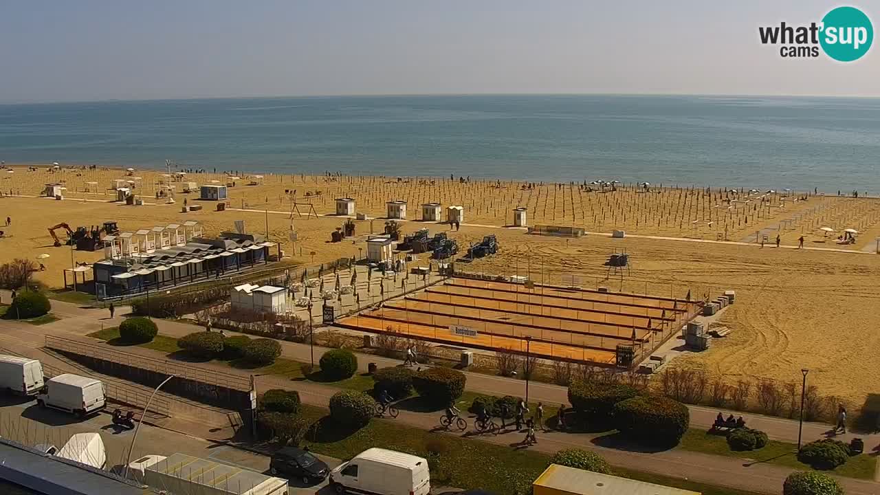 La camera en vivo de la playa de Bibione – Italia