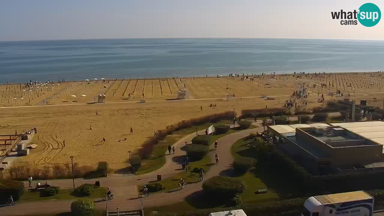 La camera en vivo de la playa de Bibione – Italia