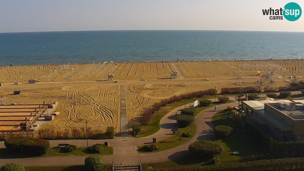 La camera en vivo de la playa de Bibione – Italia