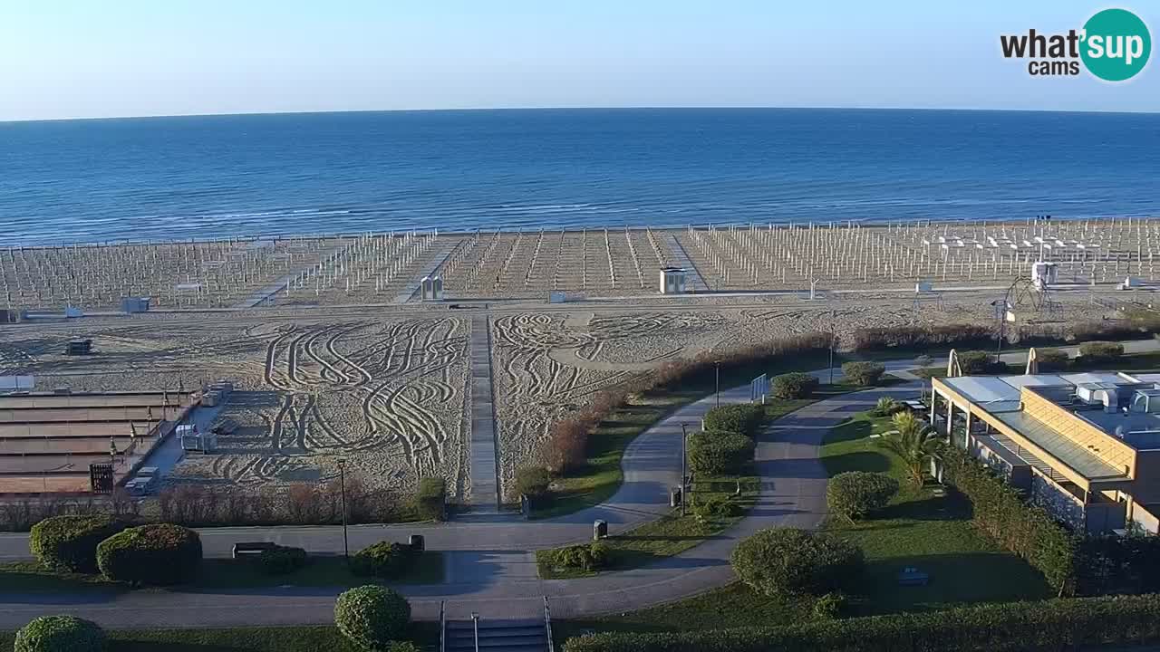 The beach of Bibione webcam – Italy