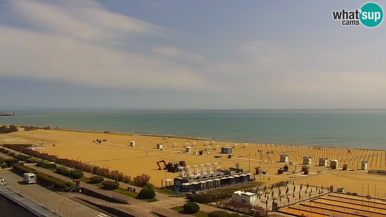 Plaža Bibione Spletna kamera – Italija
