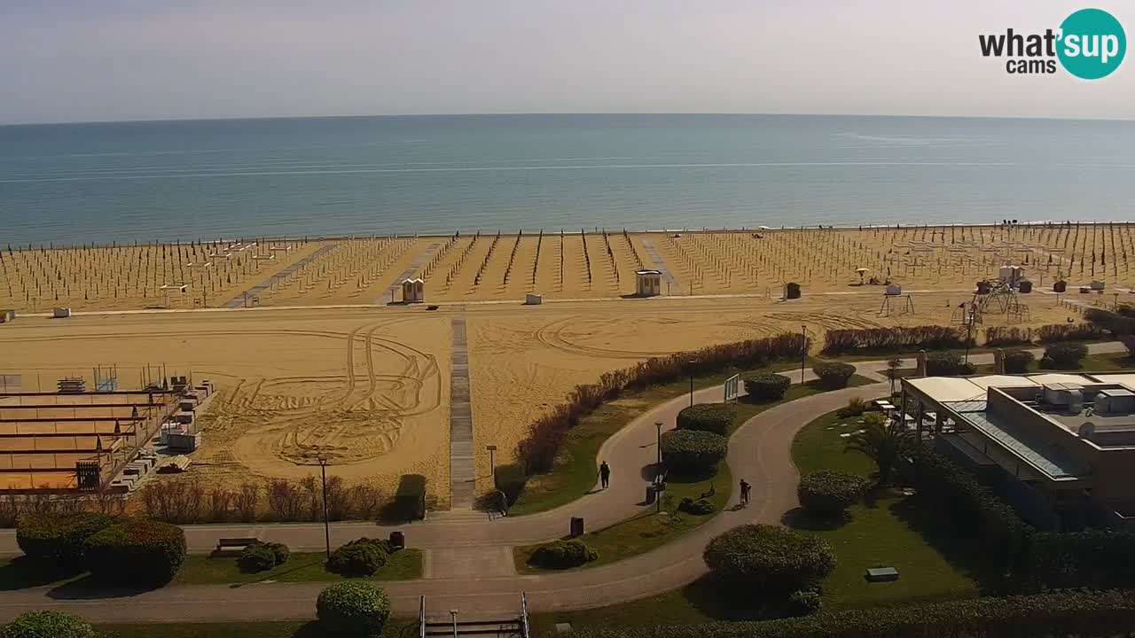 La camera en vivo de la playa de Bibione – Italia