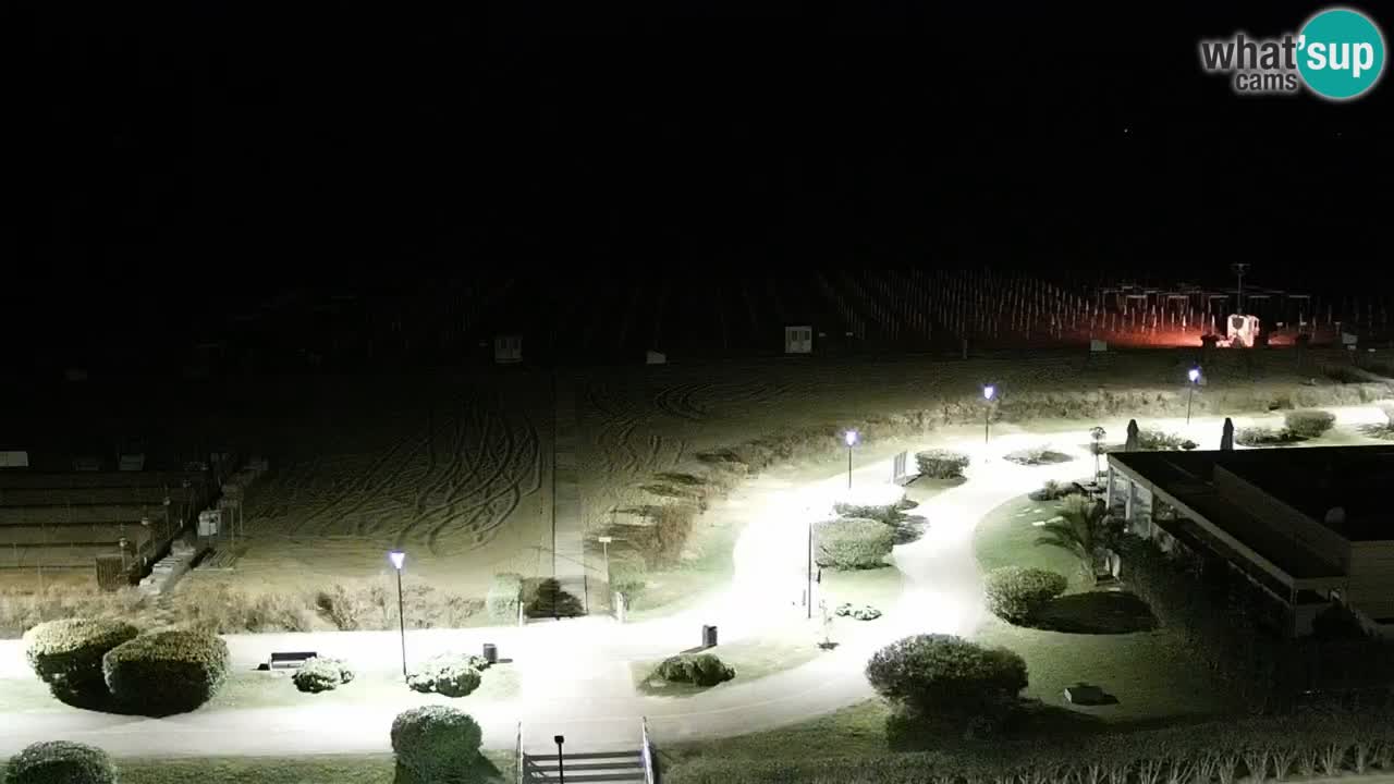 The beach of Bibione webcam – Italy