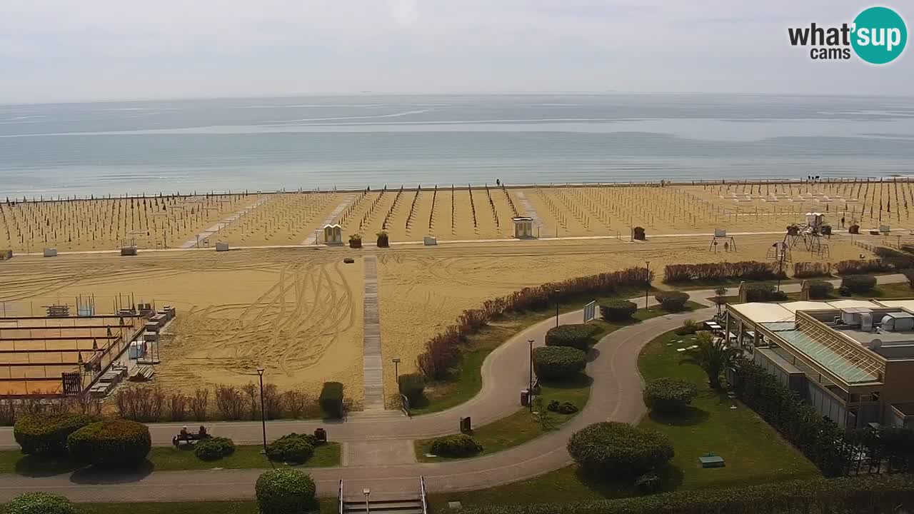 The beach of Bibione webcam – Italy