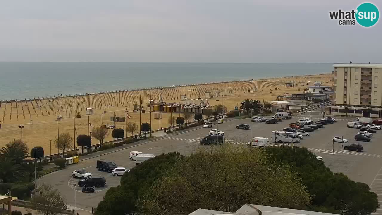 The beach of Bibione webcam – Italy