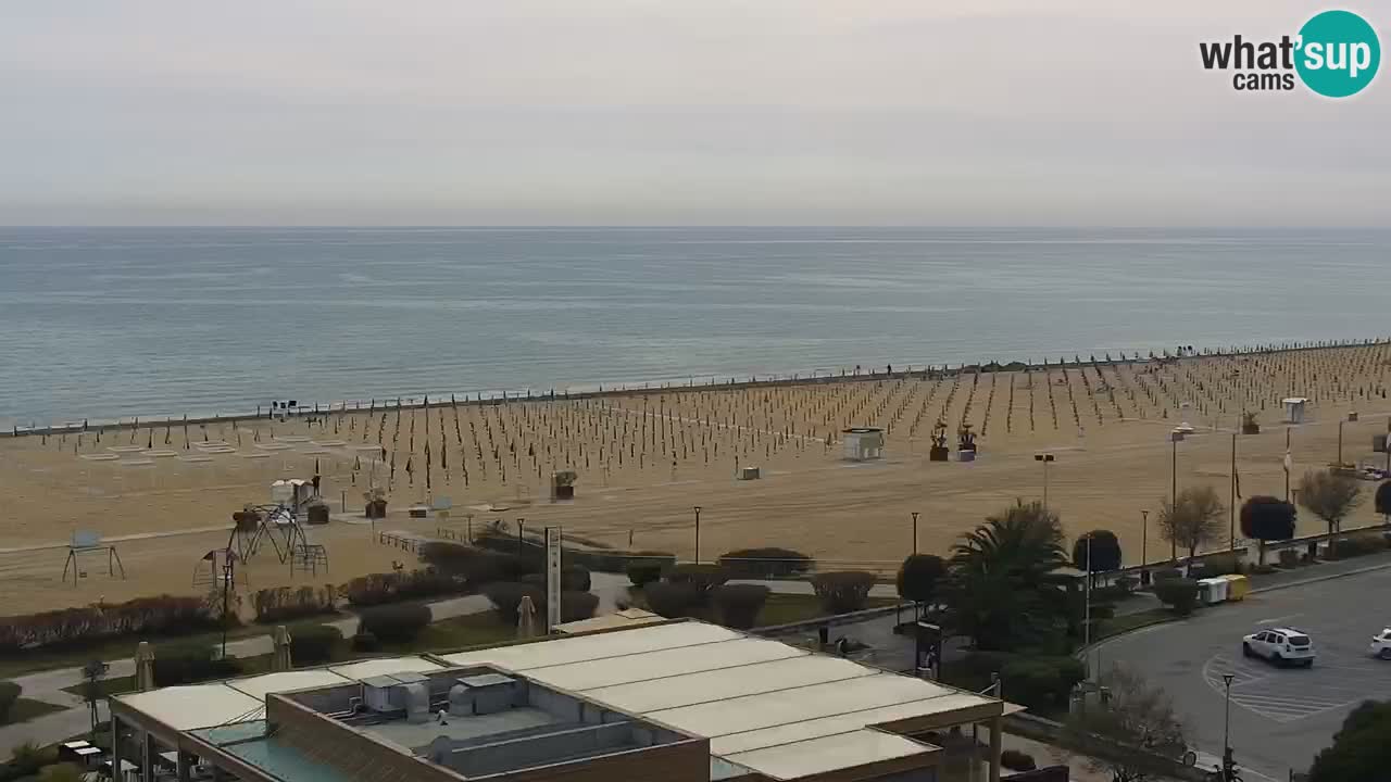 The beach of Bibione webcam – Italy
