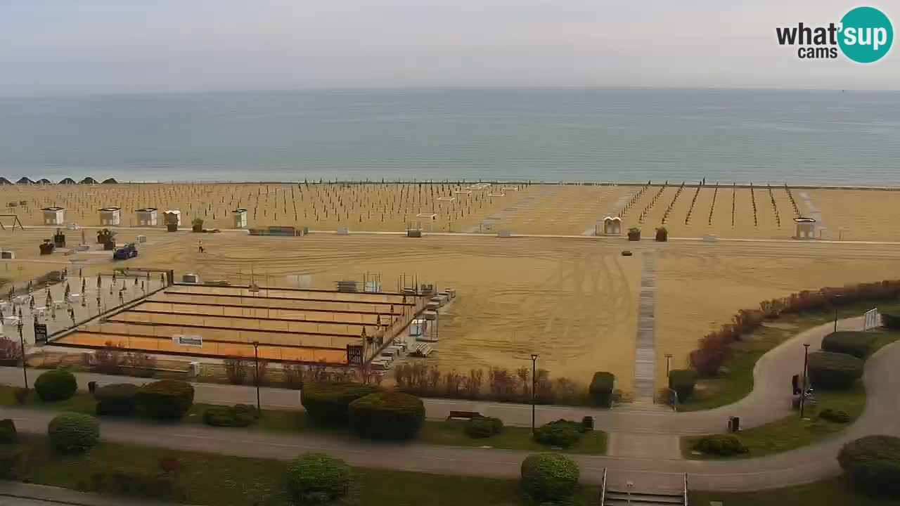 The beach of Bibione webcam – Italy
