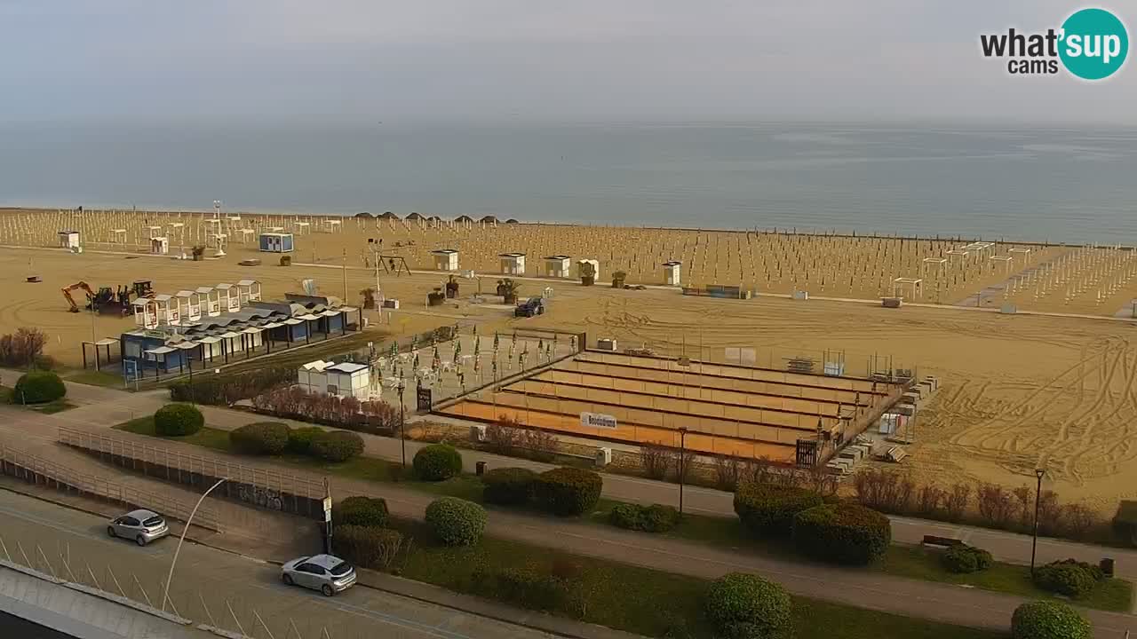 La camera en vivo de la playa de Bibione – Italia