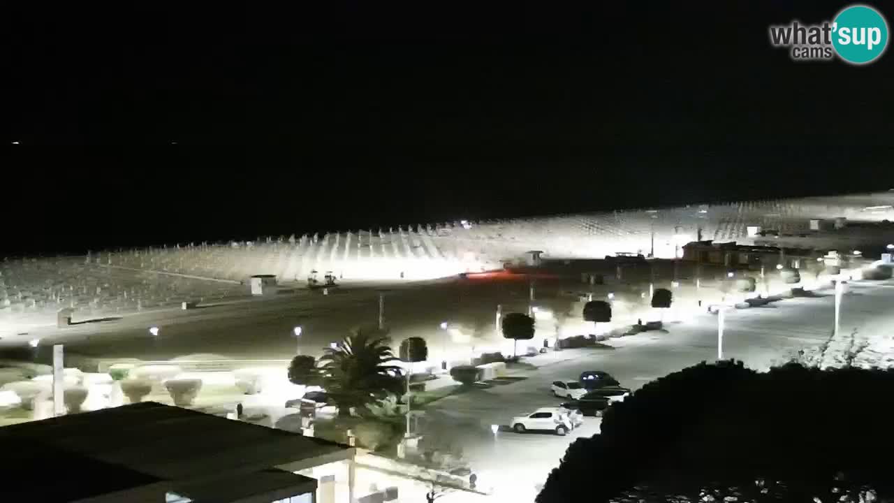 The beach of Bibione webcam – Italy