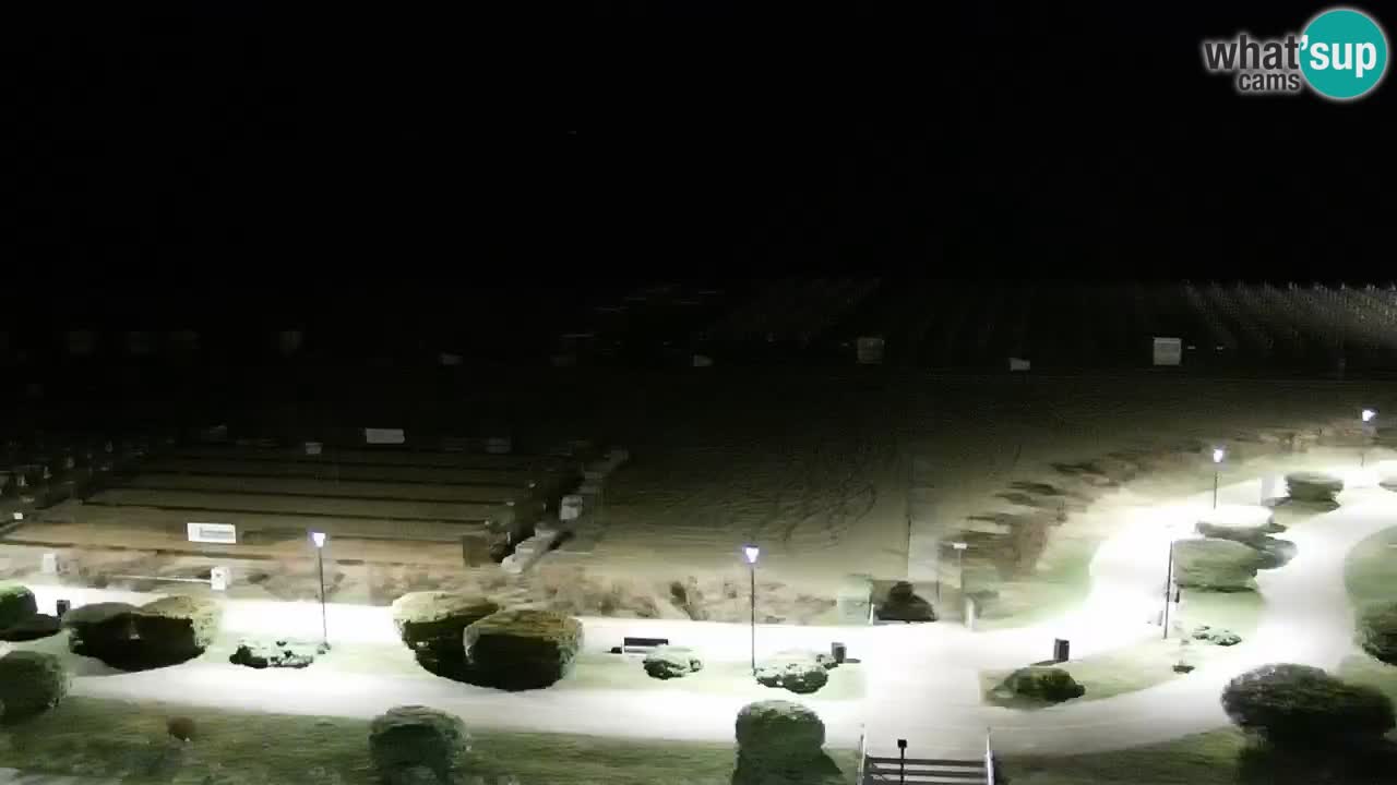 The beach of Bibione webcam – Italy