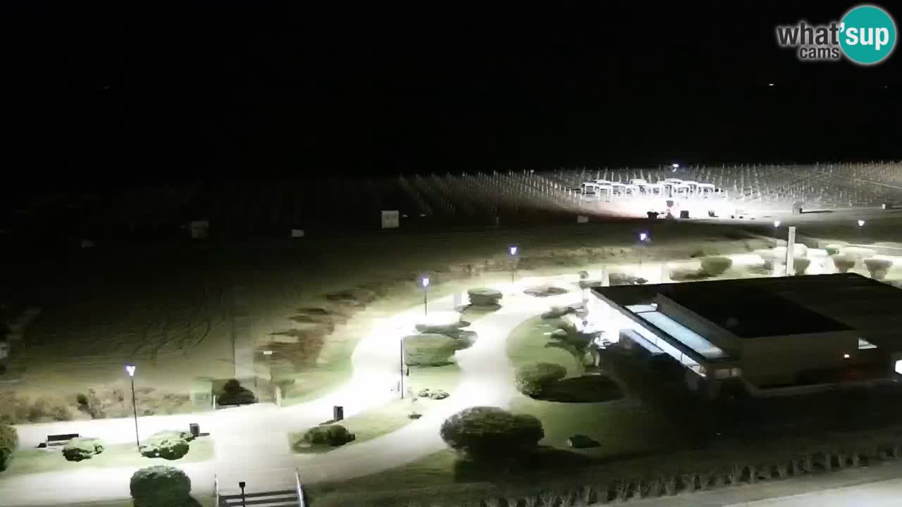 La camera en vivo de la playa de Bibione – Italia