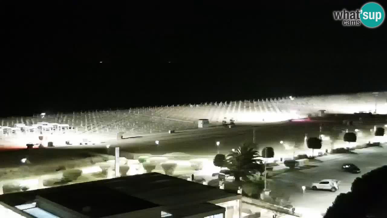 The beach of Bibione webcam – Italy