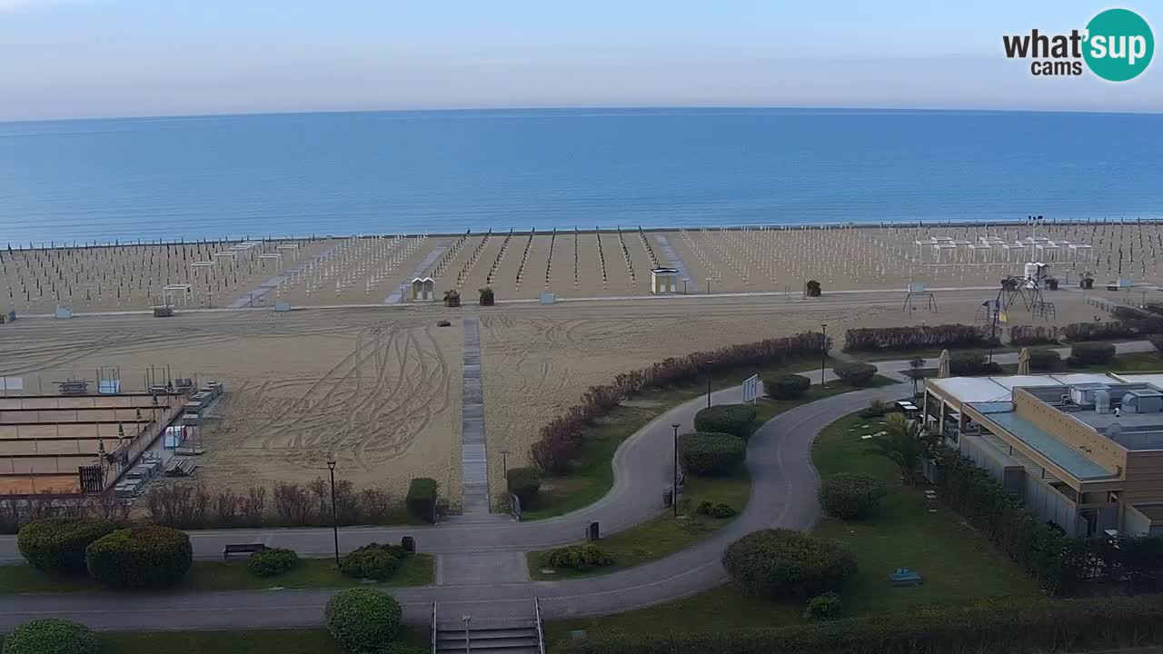 La camera en vivo de la playa de Bibione – Italia