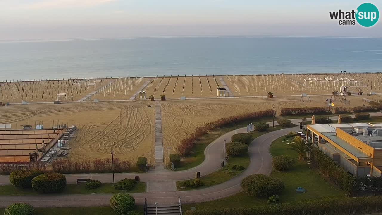 La spiaggia di Bibione webcam live e piazzale Zenit