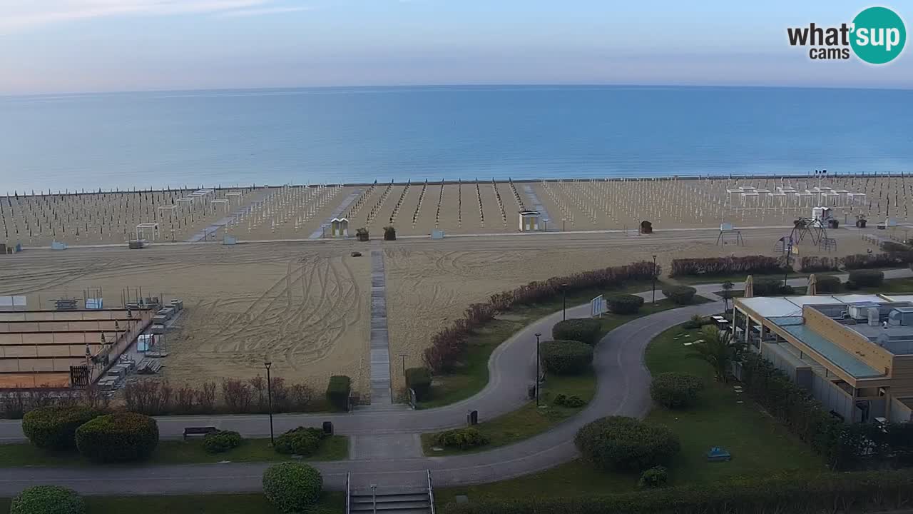 La camera en vivo de la playa de Bibione – Italia