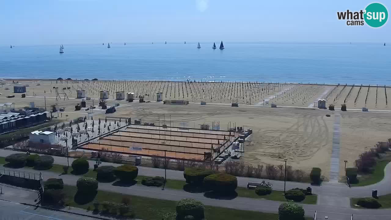 Plaža Bibione Spletna kamera – Italija