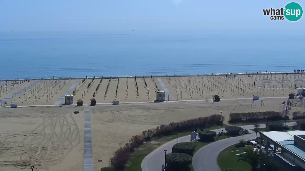 La spiaggia di Bibione webcam live e piazzale Zenit