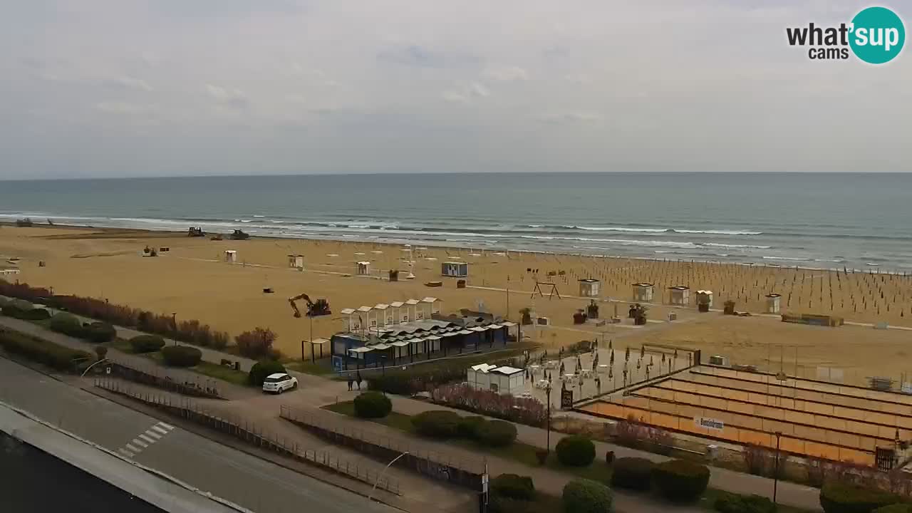 La camera en vivo de la playa de Bibione – Italia