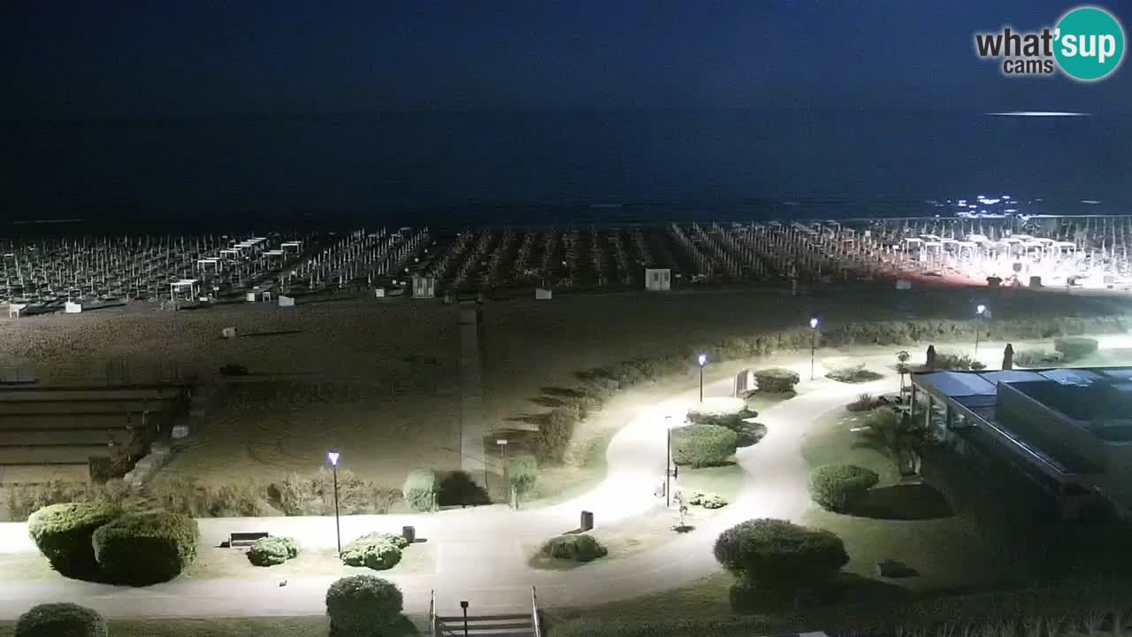 La camera en vivo de la playa de Bibione – Italia